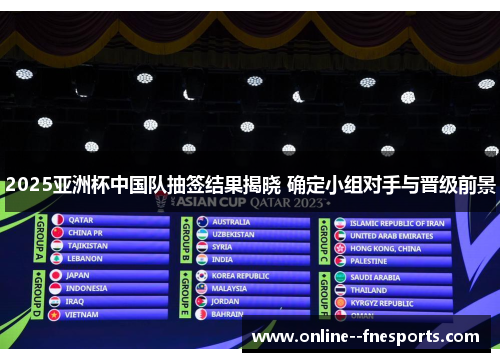 2025亚洲杯中国队抽签结果揭晓 确定小组对手与晋级前景 2025亚洲杯中国队抽签结果揭晓 确定小组对手与晋级前景
